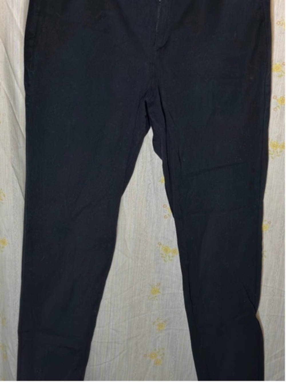 Old Navy High Rise Pixie Skinny Stretch Pants Womens Size 8 Black Never Fade